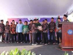 Dengan Semangat Al Ma’un, PC Muhammadiyah Kalitengah beserta Ortom Dikukuhkan