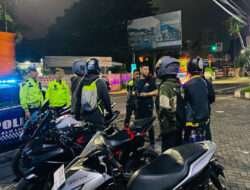 Polresta Malang Kota Berhasil Cegah Balap Liar dan Amankan Ratusan Motor Knalpot Brong