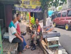 Babinsa Joyotakan Motivasi Warga yang Terkena Dampak Program Pembangunan Parapet