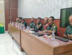 Dandim 0801/Pacitan Pimpin Rakor Pelaksanaan Karya Bakti Antisipasi Banjir