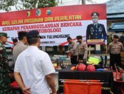 Polres Tulungagung Siapkan Personel Gabungan Antisipasi Bencana Hidrometeorologi