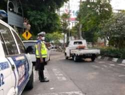 Jalan Gubeng Jadi Sasaran Patroli Rutin Obyek Vital Polsek Tambaksari