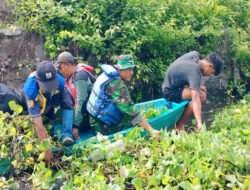Kodim 0735/Surakarta Gelar Karya Bakti Pembersihan Saluran Air di Bendung Gerak Tirtonadi