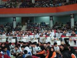 Wujudkan Kota Bersinar Polresta Malang Kota Bersama Forkopimda dan 5000 Pemuda Deklarasikan War On Drugs