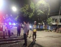 Polsek Simokerto Patroli Malam Guna Cegah Tindak Kejahatan