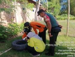 Pendampingan PSN, Upaya Babinsa Kodim 0802/Ponorogo Jaga Kebersihan di Wilayah Desa Binaan