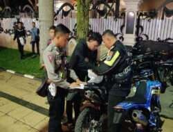 Polresta Malang Kota Kembali Amankan Ratusan Motor Knalpot Brong Diduga Untuk Balapan Liar