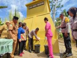 Kapolres Lumajang Resmikan Sumur Bor Bantu Kebutuhan Air Bersih Untuk Warga