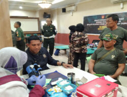 Kodim 0735/Surakarta Gelar Donor Darah Dalam Rangka Hari Juang TNI AD Ke-78 Tahun 2023