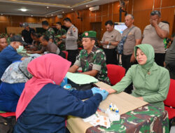 Peringati Hari Juang Kartika TNI AD Ke 78 Kodim 0726/Sukoharjo Gelar Donor Darah