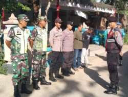 Beri Rasa Aman Bagi Umat Kristiani, Babinsa Koramil 0801/09 Ngadirojo Pengamanan Ibadah Natal