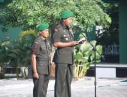 Pimpin Upacara Peringatan Hari Juang TNI AD,Dandim Ngawi Bacakan Amanat Kepala Staf Angkatan Darat