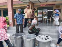 Babinsa Gamping Dukung Ketahanan Pangan Melalui Pelatihan Budikdamber