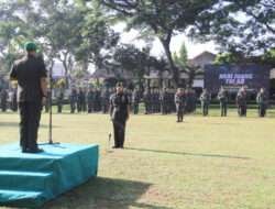 Dandim 0806/Trenggalek Memimpin Upacara Hari Juang TNI AD ke-78
