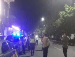 Polsek Tambaksari Patroli Kejahatan Malam di beberapa Lokasi Rawan Kriminal