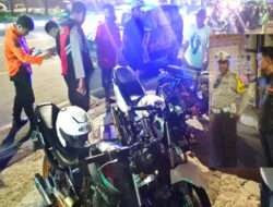 Kapolsek Simokerto Pimpin Patroli, Berhasil Amankan 3 Motor Knalpot Brong