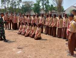 Babinsa Keprabon Bekali Materi Wawasan Kebangsaan Kepada Anggota Pramuka, Ini Tujuannya