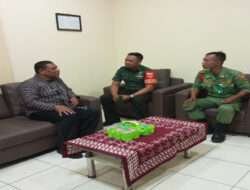 Tak Kenal Maka Tak Sayang, Babinsa Purwodiningratan Jalin Silaturahmi Dengan Lurah Dan Pegawai Kelurahan