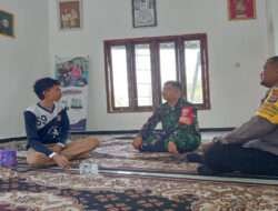 Babinsa dan Bhabinkamtibmas Kalasan Silaturahmi Dengan Tokoh Pemuda