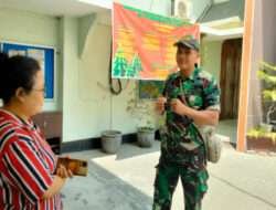 Jelang Nataru Bati Bakti TNI Tingkatkan Patroli dan Sambangi Gereja