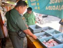 Sambangi Pedagang Ikan, Babinsa Pajang Berikan Motivasi Guna Tingkatkan Perekonomian Warga