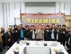 Sinergitas Bersama Media, Polres Sumenep Gelar Piramida