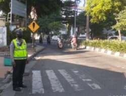 Jalan Gubeng Masjid Menjadi Sasaran Patroli Polisi