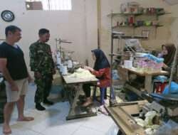 Sambangi Pemilik Home Industri, Babinsa Pucangsawit Berikan Semangat Dan Motivasi