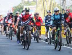 Gowes Bersama: Memupuk Sinergitas TNI – Polri, Mengukir Kenangan Indah di Trenggalek