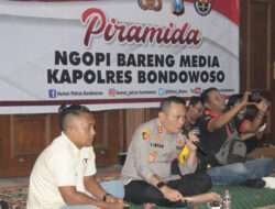 Kapolres Bondowoso Bersama Media Gelar Piramida untuk Harkamtibmas
