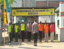 Anggota Koramil 0801/03 Arjosari Turut Ambil Bagian Dalam Pengamanan Selama Perayaan Natura 2023