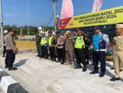 Puluhan Personel Kodim Boyolali Di Terjunkan Dukung Pengamana Pos Nataru