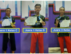 Tiga Pesilat SMPM Jipat Karangasem Lamongan Sabet Juara Tingkat Jatim di Unesa