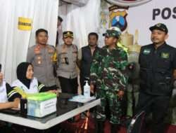 Berikan Rasa Aman Dan Nyaman, Dandim Ngawi Bersama Forkopimda Patroli Bersama Di Malam Natal