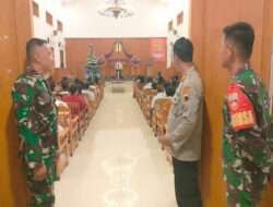 Berikan Rasa Aman dan Nyaman Saat Ibadah Natal, Personel Jajaran Kodim 0724 Boyolali Laksanakan Pengamanan
