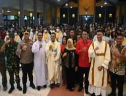 Kodim 0732/Sleman Bersama Forkopimda Monitoring Langsung Perayaan Natal di Sleman