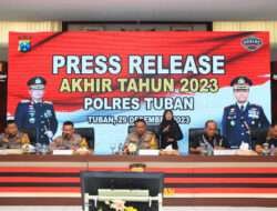 Sepanjang Tahun 2023, Polres Tuban Sukses Tuntaskan Kasus Peredaran Narkoba