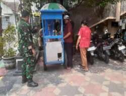 Tukang Mie Ayam Keliling Tak Luput Dari Incaran Komsos Babinsa Kelurahan Gandekan