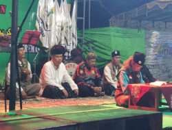 Danramil 0801/03 Hadiri Pengajian Bersama Jamaah Sholawat Djalanan Padang Rembulan