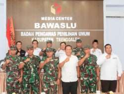 Kodim 0806/Trenggalek Bersinergi dengan Bawaslu untuk Sukseskan Pemilu 2024