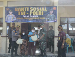 TNI Polri di Boyolali Laksanakan Baksos dan Pembersihan Pasar Simo