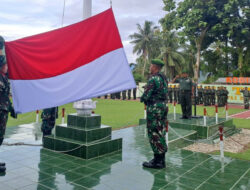 Pupuk Jiwa Patriotisme, Kodim 1307/Poso Gelar Upacara Bendera Rutin Setiap Hari Senin