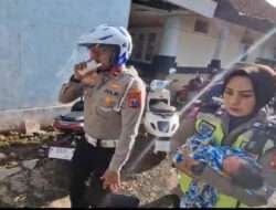 Gerak Cepat Polres Bondowoso Selamatkan Bayi di Depan SDN 3 Dabasah