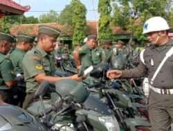 Bersama Subdenpom V/2-3 Lamongan Gelar Pengecekan Kelengkapan Dan Kelayakan Kendaraan Anggota Jajaran