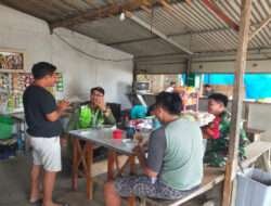 Segelas Teh Manis Eratkan Silaturahmi Babinsa Mojosongo Dengan Warga Binaan