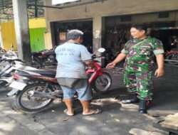 Hindari Kenalpot Brong, Babinsa Joyotakan Dekati Bengkel Sepeda Motor