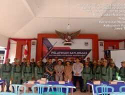 Peningkatan Kapasitas Linmas, Babinsa Koramil 0801/07 Ngadirojo Ajak Sukseskan Pemilu 2024