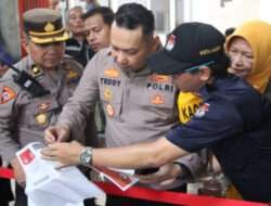 Pastikan Keamanan Logistik Pemilu, Kapolres Kediri Kota Cek Gudang KPU