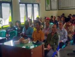 Danramil 0812/13 Sugio Hadiri Sosialisasi Penyaluran Pupuk Bersubsidi Tahun 2024