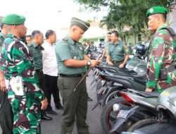 Operasi Pemeriksaan Kendaraan Dinas Kodim 0806/Trenggalek untuk Meningkatkan Keamanan Lalu Lintas